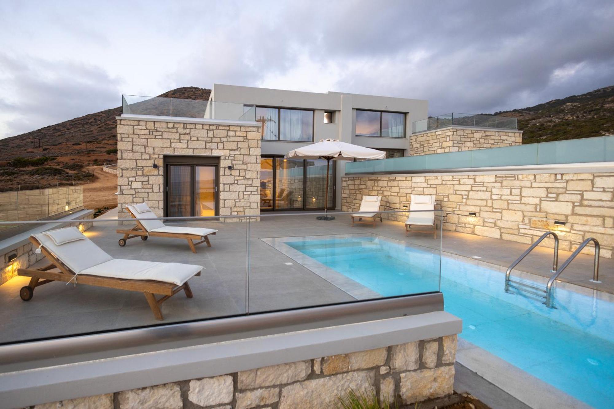 Anemelia Villas Karpathos Bagian luar foto